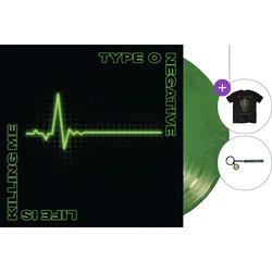 Type O Negative - Life Is Killinge (20th Anniversary) (Green/Black Coloured) (3P) SET 2XL
