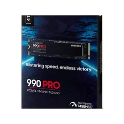 Samsung SSD 990 PRO 4TBNVMe M.2,PCIe Gen 4.0 x47450MB/s read,6900MB/s write