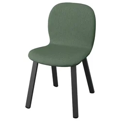SKALSTA Stolica, Knäbäck sivozelena/profilisani metal/crnosivi