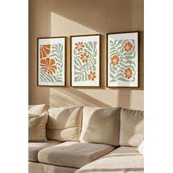 Wallity Uramljena slika Artvmodel9, 33x48 cm, 3 dijela