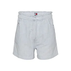Tommy Jeans Hlače modra/bela