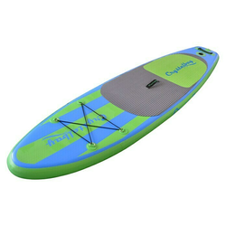 Crystalbay SUP-daska 285 Stripes (D x Š x V: 285 x 71 x 12 cm, Nosiva sila: 90 kg, Napuhljivo, Plava-siva-zelena)