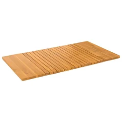 Prostirka za kupanje Smeđa 100 x 55 cm Čvrsto drvo akacije