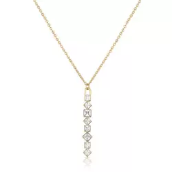 Ženska freelook zlatna ogrlica od hirurškog Čelika ( frj.3.6012.2 )