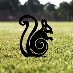 Aberto Design Dekorativna figura Squirrel 01, 44x23 cm, 1.5 mm