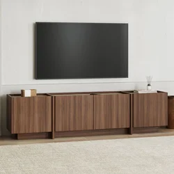 Hanah Home TV komoda Lowen, 180 cm, travertin / orah Milano