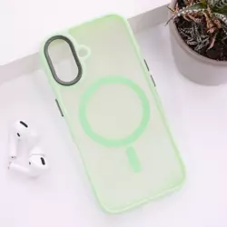 Maska Mag Case Candy Shield za iPhone 16 svetlo zelena
