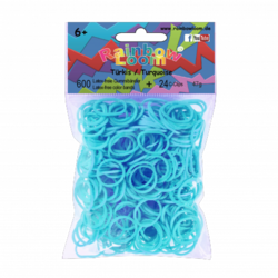 Rainbow Loom originalne gumice 600 komada svijetloplave od 6 godina