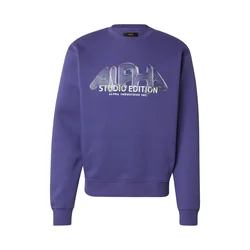 ALPHA INDUSTRIES Majica Studio Edition Vibe lila/bela