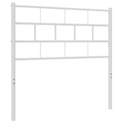 Metalno zamjensko uzglavlje bijelo 107 cm