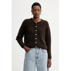 Jopica s primesjo volne American Vintage GILET ML COL ROND
