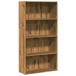 Regal za knjige boja artisian hrast 80x30x152 cm drveni