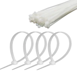 shumee Kabelske vezice 4,8 mm/35 cm bele Cabletech 50 kosov.