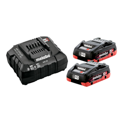 Metabo Basic set 2x baterija LiHD 4.0Ah SE + 1x punjač ASC 55 685191000
