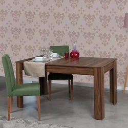 Hanah Home Trpezarijski sto Oblo 130x78x80cm Orah
