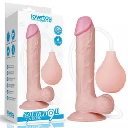 LoveToy Squirt Extreme Dildo 9 Flesh