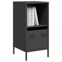Komoda crna 35x39x73,5 cm hladno valjani čelik