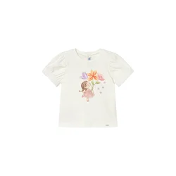 Mayoral Majica 1078 Écru Regular Fit