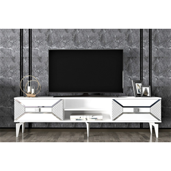 Hanah Home HANAH HOME Yumedi - White, Silver TV omarica, (20865201)