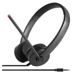 LENOVO Slušalice sa mikrofonom Essential Stereo crne