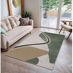 Conceptum Hypnose Tepih Shml14, Pravougaoni, 160 x 230 cm, Maslina-bež