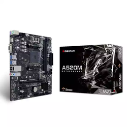 BIOSTAR Matična ploča A520MHP AMD Ryzen, AMI UEFI AMD A520 Micro ATX