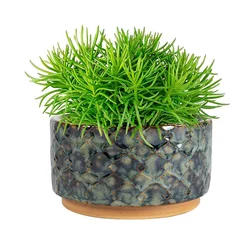 Cvetlični lonček Benjamin D15H8 - modra - do 25 cm