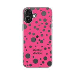 Torbica Silikonska Print Skin za iPhone 16 Plus 6.9 Dottie Dottie Pink