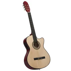 Klasična gitara Western s prorezom, ujednačivačem i 6 žica