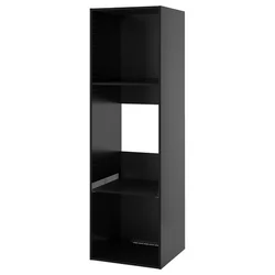 METOD Visoki element za ugradne uređaje, Crnosiva, 60x60x200 cm