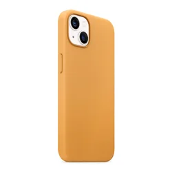 Maska Beautiful Shine Leather za iPhone 14 Plus, Narandžasta