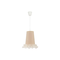 Duolla - Dečiji luster na sajli BALLET 1xE27/40W/230V prečnik 21 cm bež