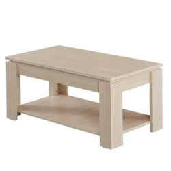 Hanah Home Klub sto Shelf, 104x47x56 cm, Hrast