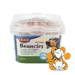 Trixie Dog Soft Snack Bouncies With Chicken, Lamb & Tripe 140g, Sočne Poslastice