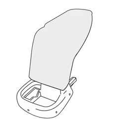 Armrest Chevrolet Cruze 2009-2014 (adapter only)