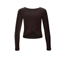 Winshape Majica AET131LS čokolada