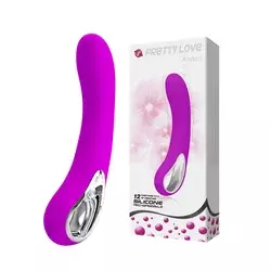 Vibrator Alston, Silikonski, 20cm, Ružičasti