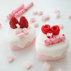 Ketlimons Set sveća Lovers Jam Cakes, 2 komada, Roze