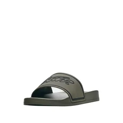 Pull&Bear Nizki natikači STWD kaki / jelka