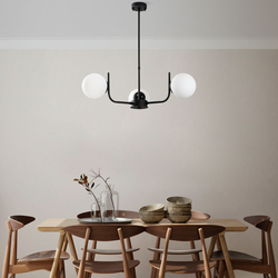 Opviq Luster Antler-13767, 53cm, IP20, Belo-crni
