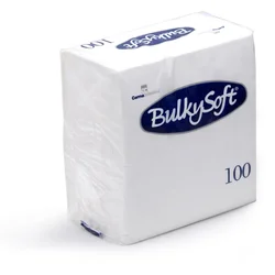 BulkySoft salveta bela 33x33cm 100/1 2sl (20 pak)