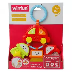 WINFUN Zvečka muzička ključevi 000628