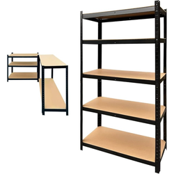 Alberg Metalna polica 183x90x40 black edition 5x200kg ( 6B )