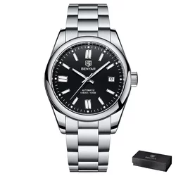 Moška ročna ura Benyar Automatic Perpetual Black