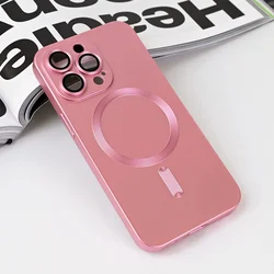 Maska za telefon iPhone 13 Pro CHROME, Magsafe, Roze