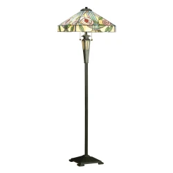 Endon 64383 - Stojeća lampa Tiffany WILLIOW 2xE27/60W/230V, prečnik 42,5 cm