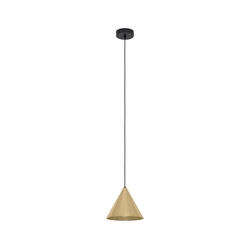 EGLO Viseća lampa NARICES E27 22 cm crna/mesing 99591