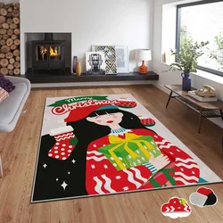 Conceptum Hypnose Tepih sa novogodišnjim motivima Asr-Crpt-1, Pravougaoni, 100 x 140 cm, Šareni