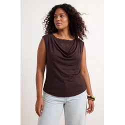 Trendyol Curve Ženska bluza Tbbss26Af00190, Braon