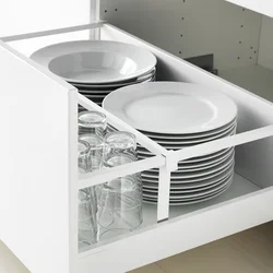 METOD / MAXIMERA Pod.orm.2front/2dnj/1srd/1vis.fiok, bela/Ringhult bela, 80x60 cm